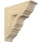 Ekena Millwork Balboa Traditional Rough Sawn Bracket, Douglas Fir, 6"W x 20"D x 20"H BKT06X20X20BOA01RDF - alternate 1